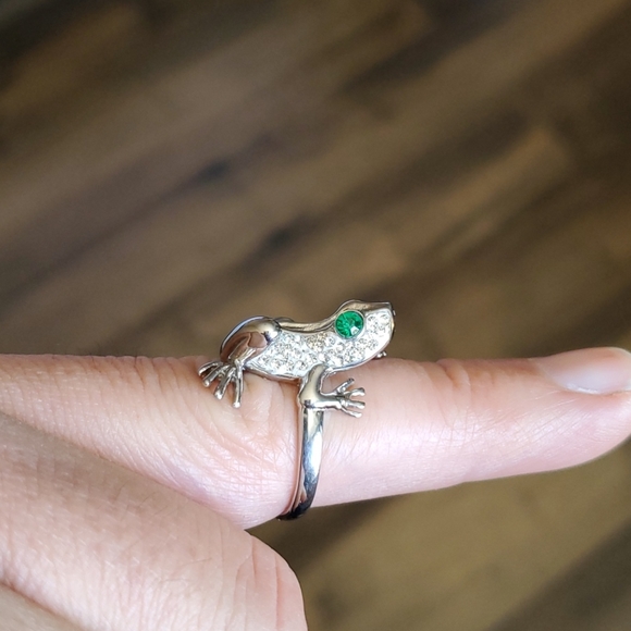 Stainless steel frog ring - Picture 10 of 11